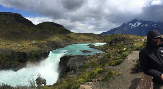 Hit a quick 30 min hike to a waterfall while waiting for the bus back to Puerto Natales